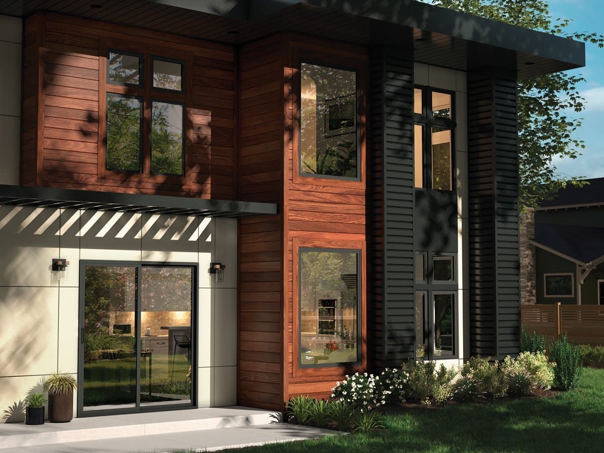 Milgard Trinsic windows in a modern Utah kitchen